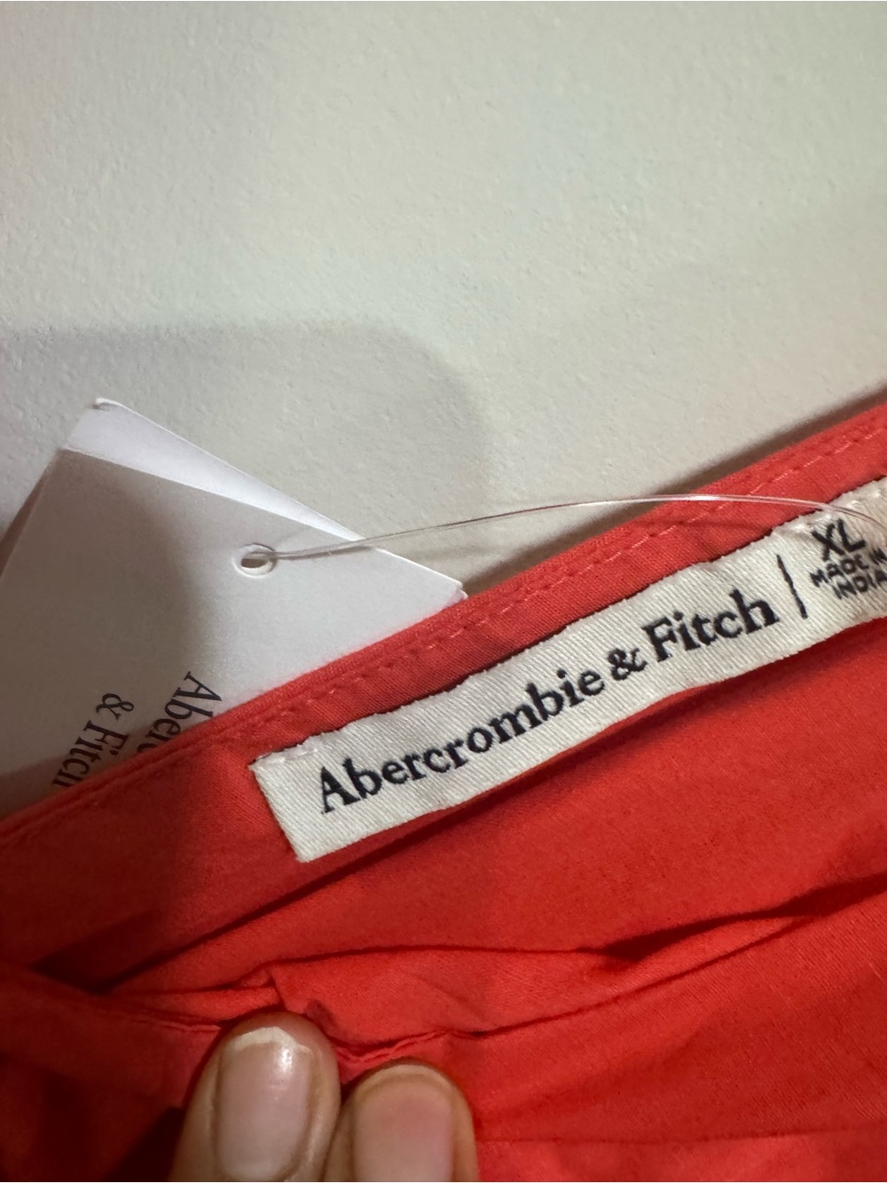 Abercrombie & Fitch Bright Orange Sleeveless Maxi Dress - Picture 8 of 11